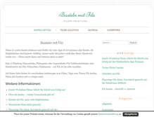 Tablet Screenshot of basteln-mit-filz.com